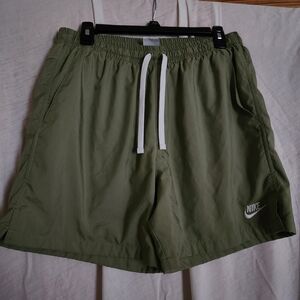 Nike Men's Sage Green Athletic Shorts